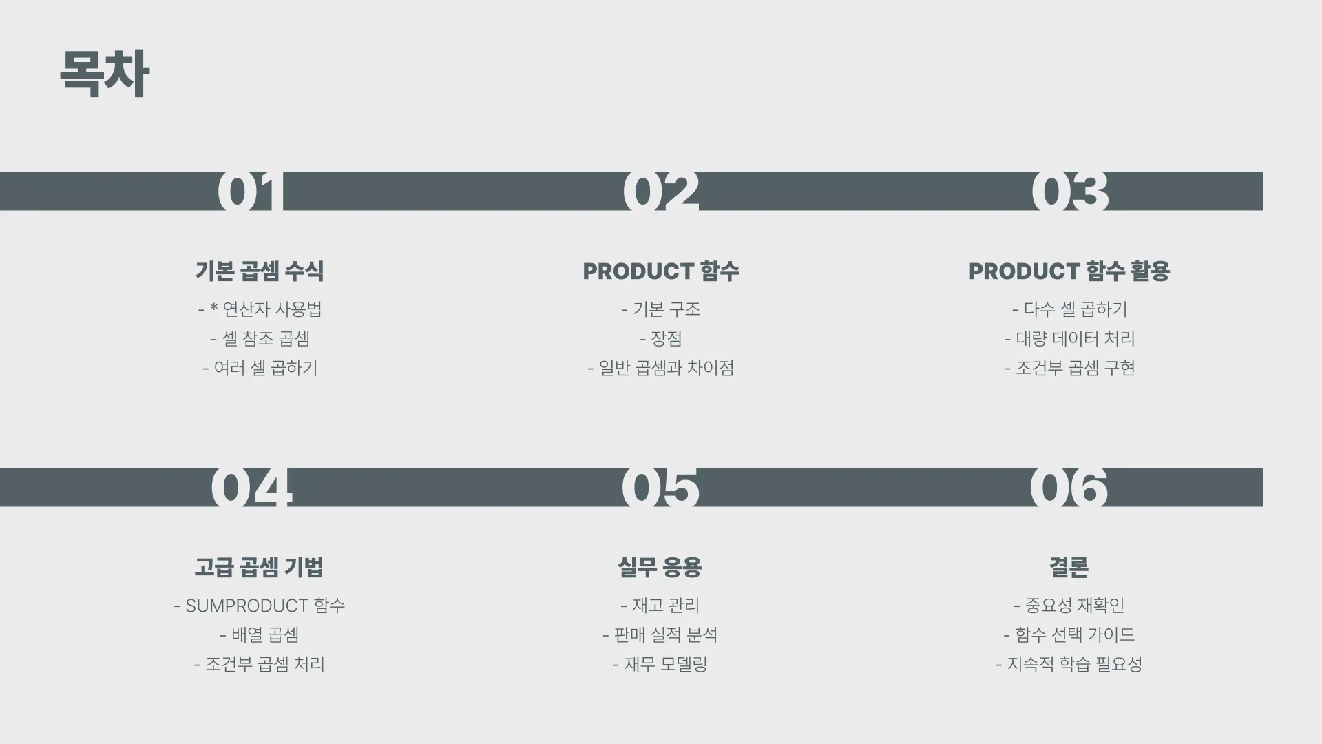 엑셀 곱셈 함수 이미지 2