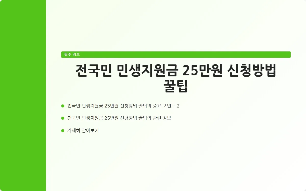 전국민 민생지원금 25만원 신청 이미지 4