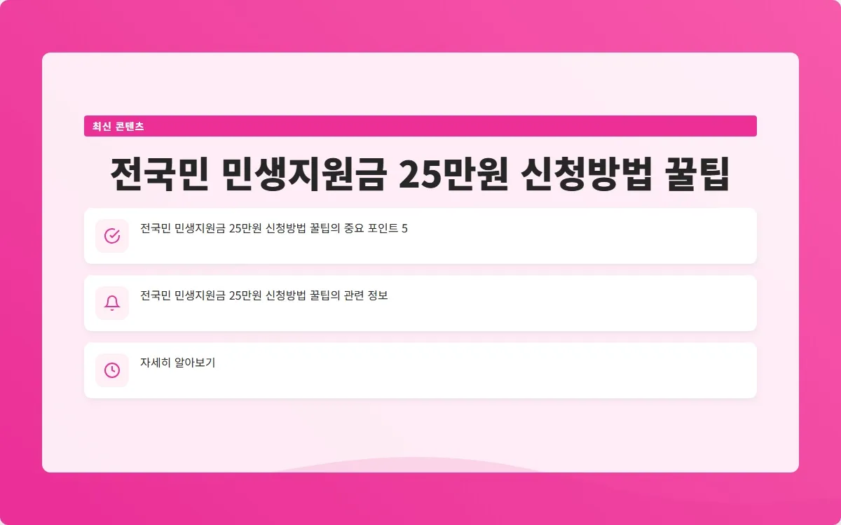전국민 민생지원금 25만원 신청 이미지 7