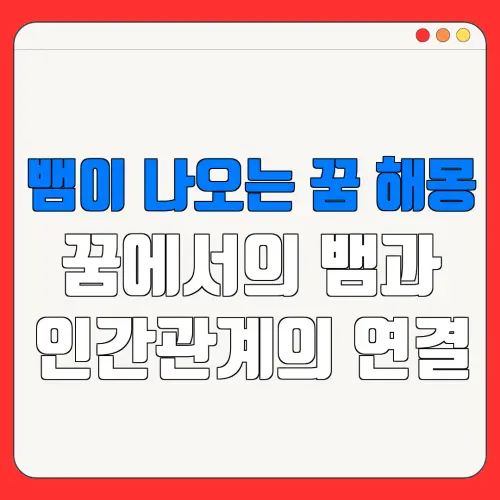뱀이 나오는 꿈 해몽꿈에서의 뱀과인간관계의 연결